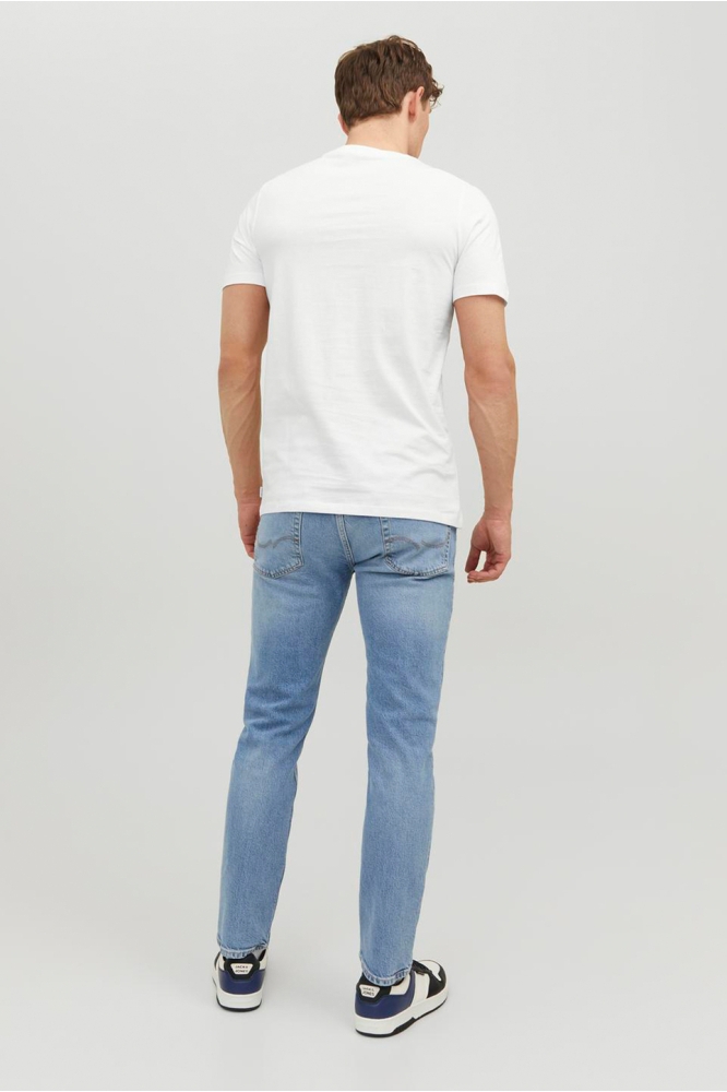 JJEORGANIC BASIC TEE SS O-NECK NOOS 12156101 WHITE